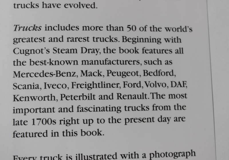 TRUCKS. The World's greatest Trucks. Ingrid Phaneuf and James Menzies.