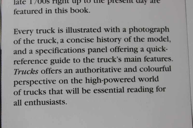 TRUCKS. The World's greatest Trucks. Ingrid Phaneuf and James Menzies.