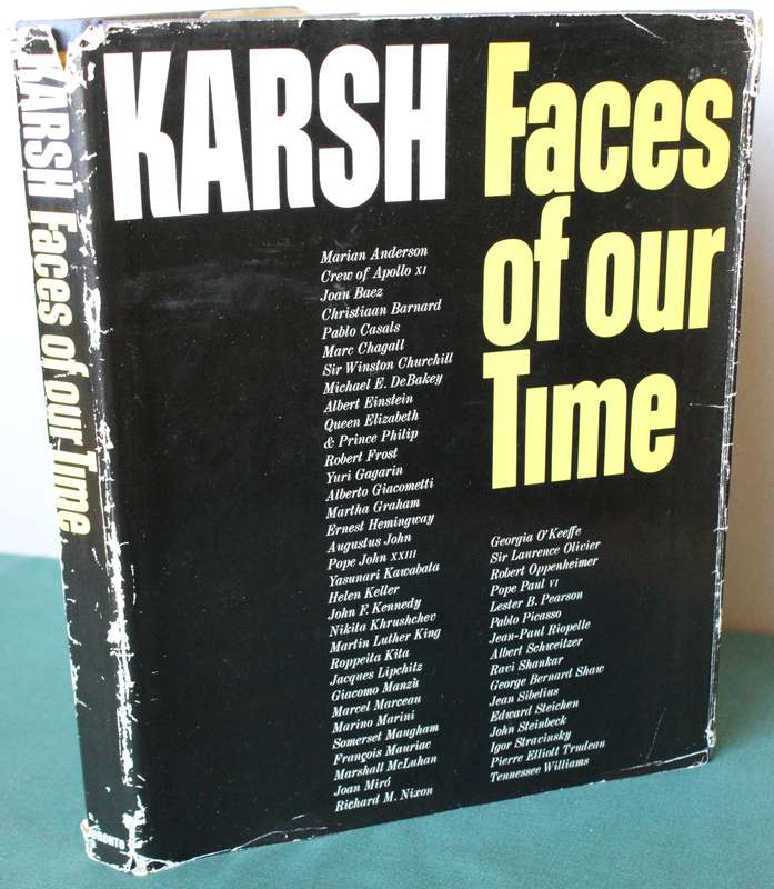 KARSH. Faces of our Time. (Portraits of people of international renown)