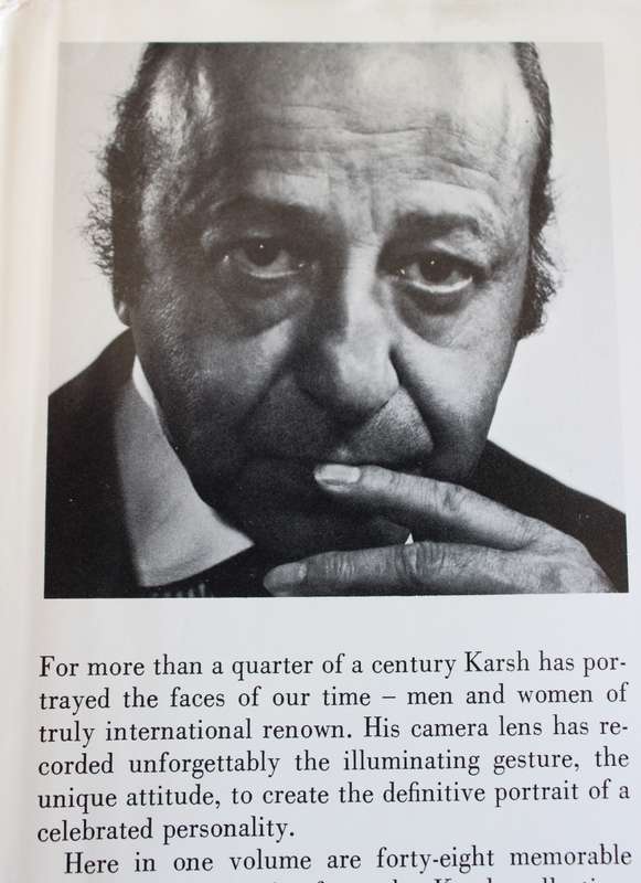 KARSH. Faces of our Time. (Portraits of people of international renown)
