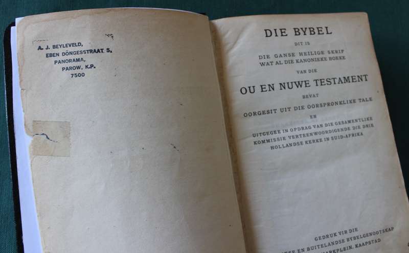 DIE BYBEL 1933-uitgawe.