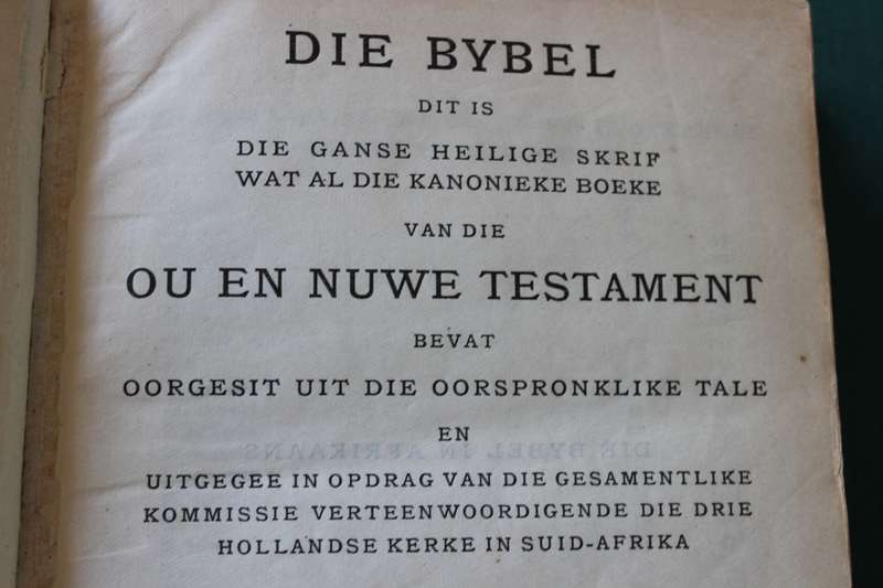DIE BYBEL 1933-uitgawe.