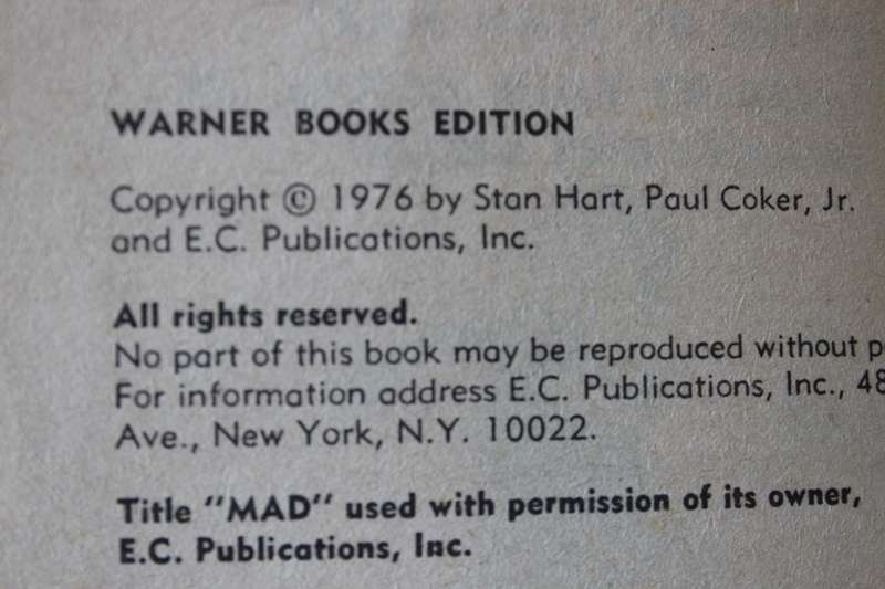 X3 MAD PAPERBACKS. (Vintage) Book of Revenge/ Magic and other Dirty Tricks/ Clobbers the Classics.