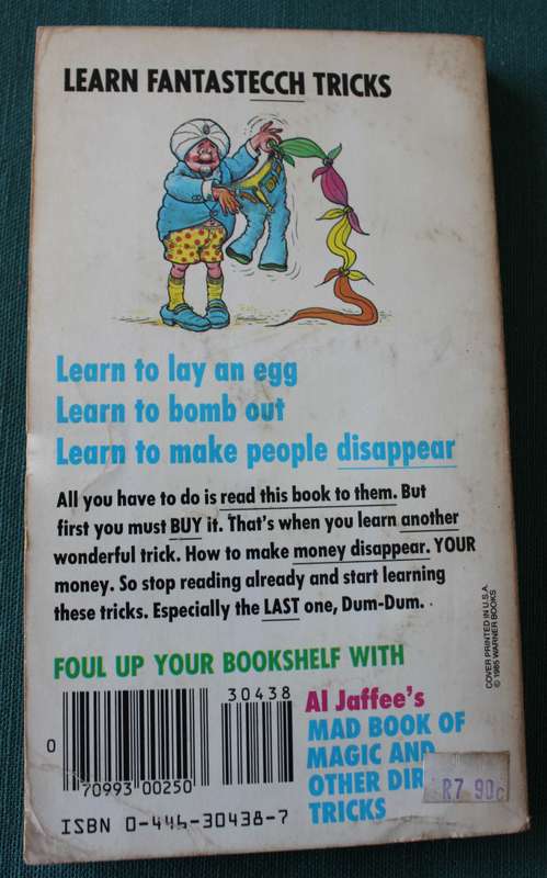 X3 MAD PAPERBACKS. (Vintage) Book of Revenge/ Magic and other Dirty Tricks/ Clobbers the Classics.
