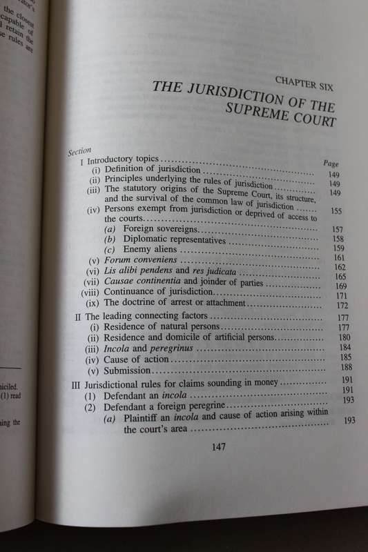 PRIVATE INTERNATIONAL LAW. Third Edition. C.F. Forsyth. (The modern Roman-Dutch Law)