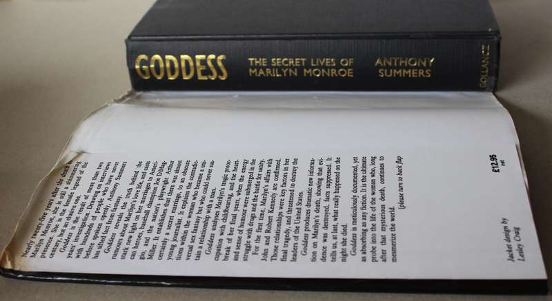 GODDESS. The secret lives of Marilyn Monroe by Anthony Summers.