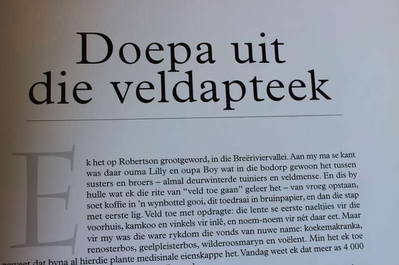 IMMERGROEN. Stories oor Plante. Dave Pepler. Foto's deur Lien Botha.