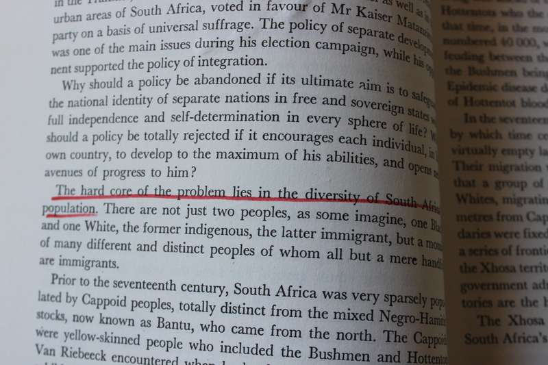 SOUTH AFRICAN DIALOGUE. Edited by Nic Rhoodie. (Contrasts in S.A. Thinking on Basic Race Issues)