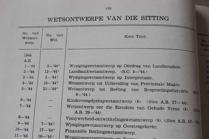 UNIE VAN SUID-AFRIKA. Volksraad-Debatte. Deel 49. (17 April tot 13 Mei 1944)