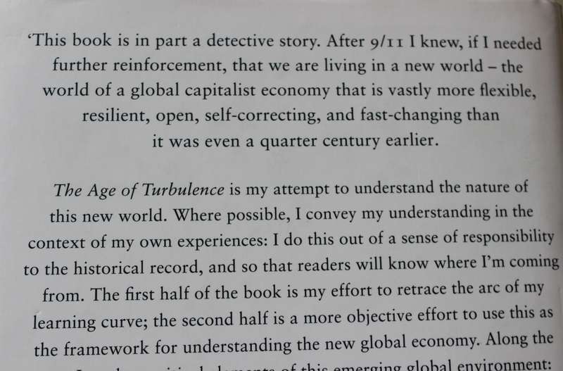 ALAN GREENSPAN. The Age of Turbulence. (Adventures in a New World after 9/11)