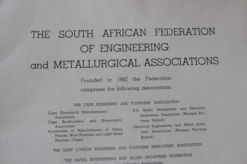 THE YEARS OF CRISIS. A record of the South African Metal Industries at War 1939-1945. A.G. Thomson.