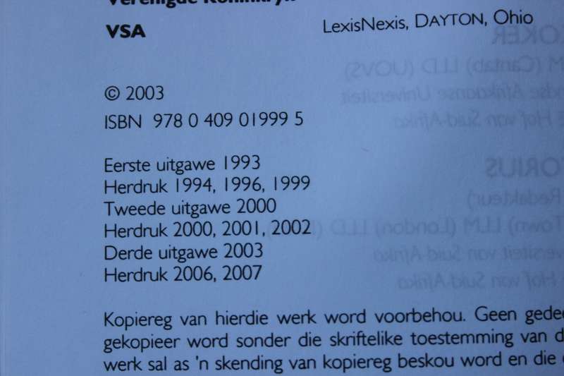 ONDERNEMINGSREG deur M. L. Benade, J. J. Henning en ander  Derde Uitgawe