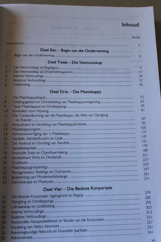 ONDERNEMINGSREG deur M. L. Benade, J. J. Henning en ander  Derde Uitgawe