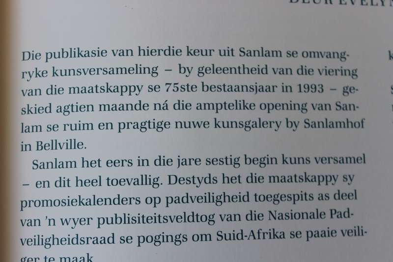 ART COLLECTION SANLAM KUNSVERSAMELING. Nr 1414 van 5 000 kopieë
