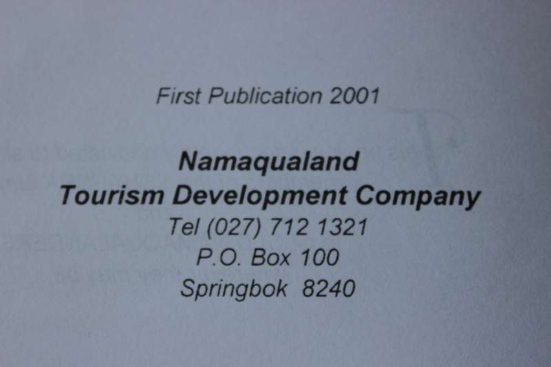 GOLDEN DAYS IN NAMAQUALAND  by Abe Schapera