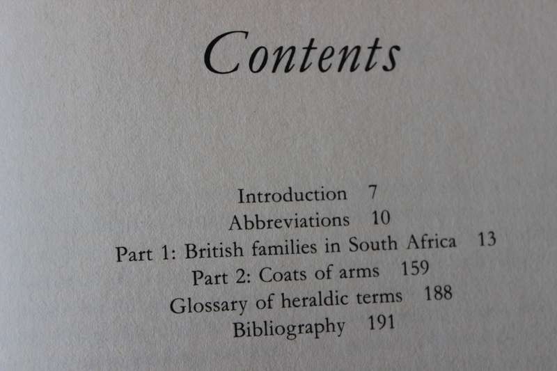 BRITISH FAMILIES IN SOUTH AFRICA (Their surnames and origins)  by C. Pama