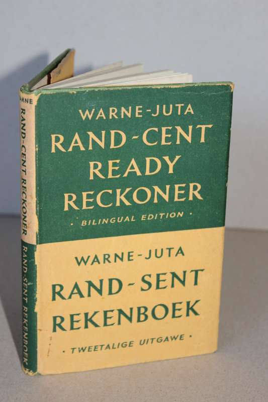 WARNE-JUTA RAND-CENT READY RECKONER / RAND-SENT REKENBOEK TWEETALIGE UITGAWE  deur Eric Rosenthal