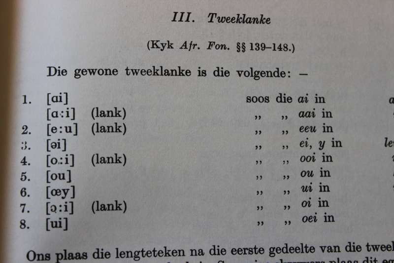 UITSPRAAKWOORDEBOEK VAN AFRIKAANS deur T. H. le Roux / P. de V. Pienaar