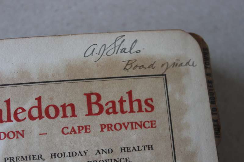 ROYAL AUTOMOBILE CLUB OF SOUTH AFRICA  Route book
