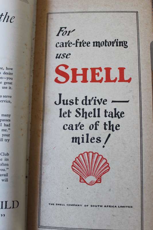 ROYAL AUTOMOBILE CLUB OF SOUTH AFRICA  Route book