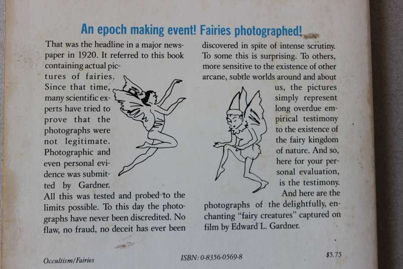 PICTURES OF FAIRIES The Cottingley Photographs  by Edward L. Gardner