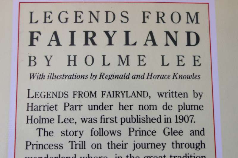 LEGENDS FROM FAIRYLAND  by Home Lee  Illustrated by Reginald & Horace Knowles