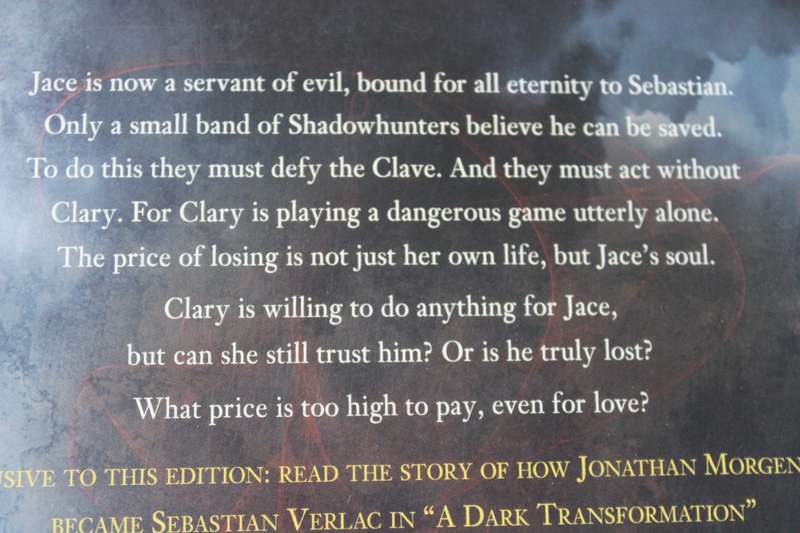 THE MORTAL INSTRUMENTS  Book 4, 5 and 6  by Cassandra Clare