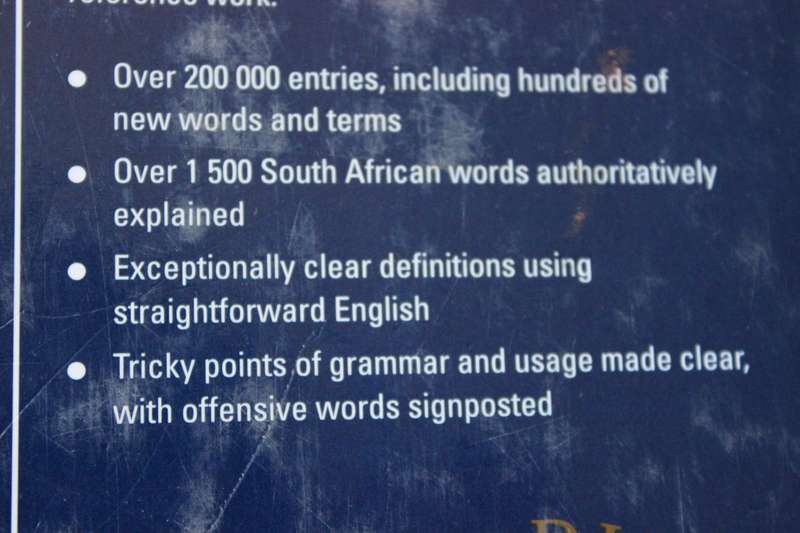 SOUTH AFRICAN CONCISE OXFORD DICTIONARY