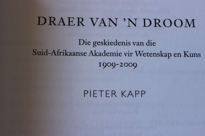 DRAER VAN 'N DROOM  deur Pieter Kapp