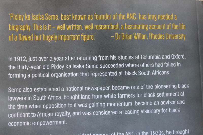 THE MAN WHO FOUNDED THE ANC.- PIXLEY KA ISAKA SEME  by Bongani Ngqulunga