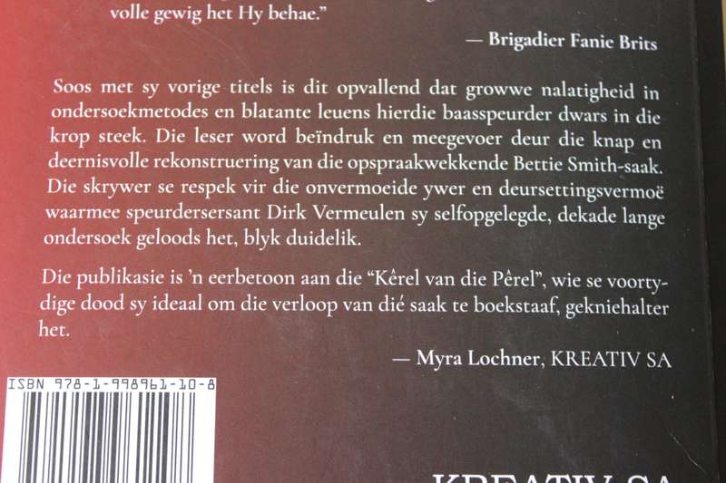 BRIGADIER FANIE BRITS-TRILOGIE )Misdaad)