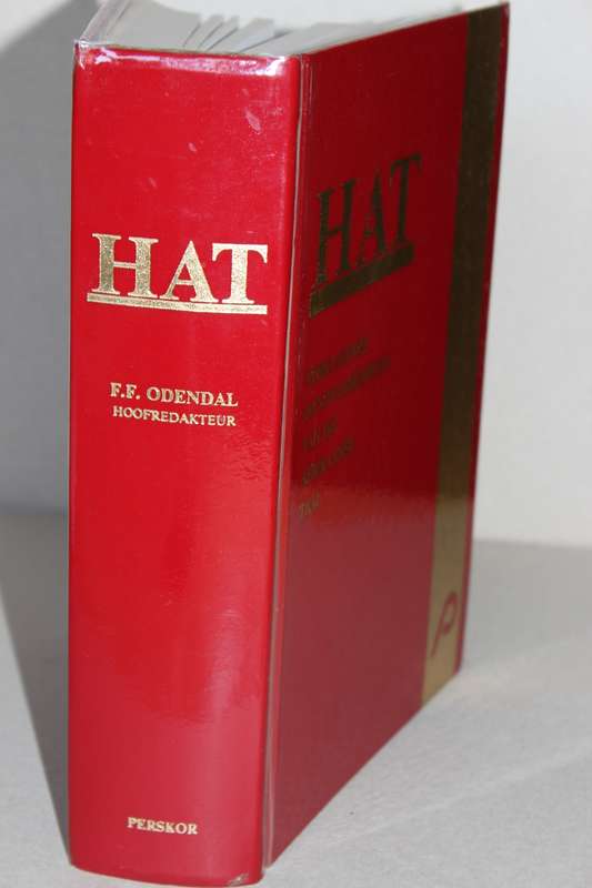 HAT  VERKLARENDE HANDWOORDEBOEK VAN DIE AFRIKAANSE TAAL  PERSKOR