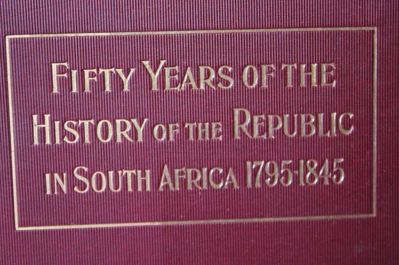 FIFTY YEARS OF THE HISTORY OF THE REPUBLIC IN SOUTH AFRICA 1795 - 1845  by J.C. Voigt