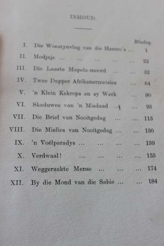 SKETSE UIT DIE LEWE VAN MENS EN DIER  deur Eugene Marais