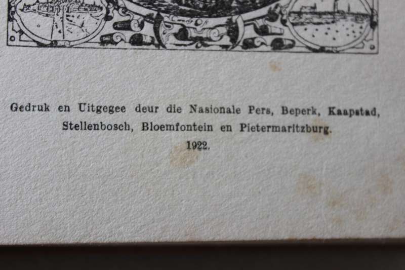 UIT OU REISBESKRYWINGE -DIE BURGERLEESKRING DERDE JAARGANG NO 4 -  Dr W. Blommaert en Dr S.F.N. Gie