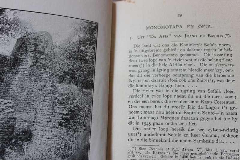 UIT OU REISBESKRYWINGE -DIE BURGERLEESKRING DERDE JAARGANG NO 4 -  Dr W. Blommaert en Dr S.F.N. Gie