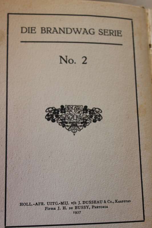 MOEDERLOOS  deur Fanny Eden  Die Brandwag Serie No 2  (1937)