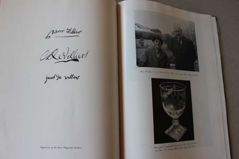 A HISTORY OF THE DE VILLIERS FAMILY  by D. P. de Villiers  SIGNED