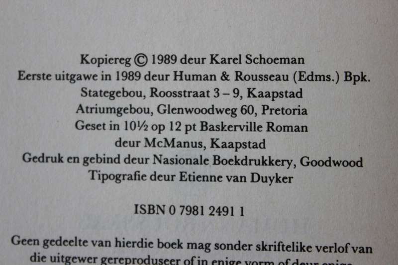 OLIVE SCHREINER - 'n Lewe in Suid-Afrika 1855 - 1881  deur Karel Schoeman