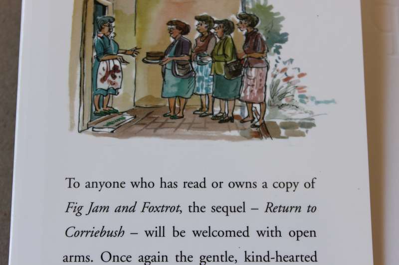 RETURN TO CORRIEBUSH by Lynn Bedford Hall  Stories and Recipes, sequal to Fig Jam and Foxtrot