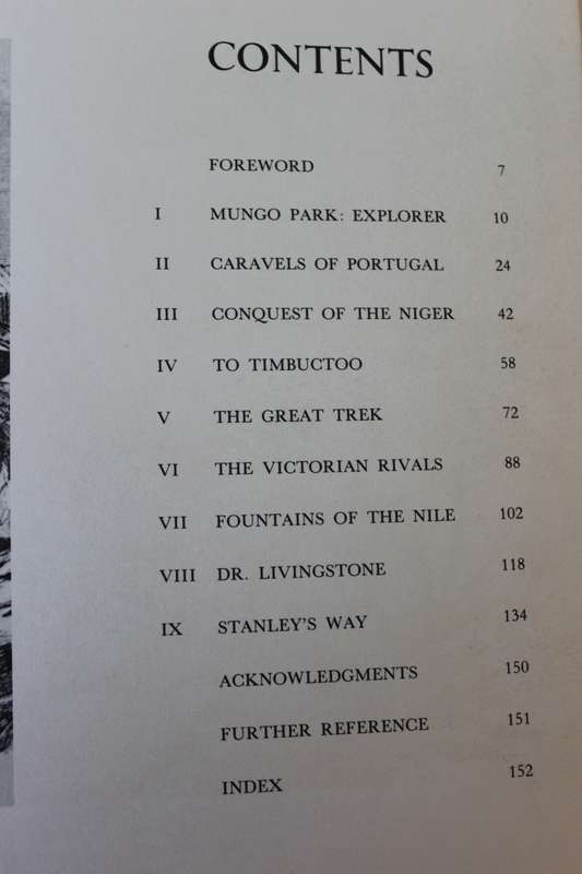 EXPLORATION OF AFRICA - A Cassell Caravel Book  by Thomas Sterling