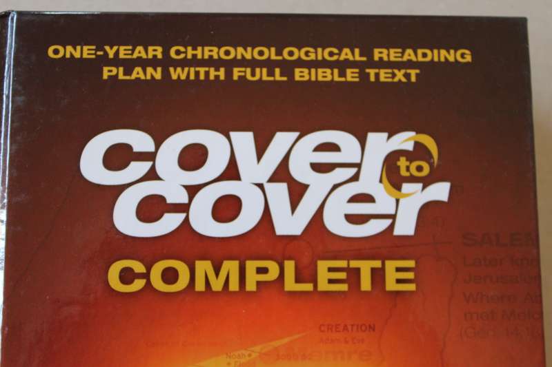 COVER TO COVER COMPLETE. One year chronological reading plan with full Bible - S Huges & T Partridge