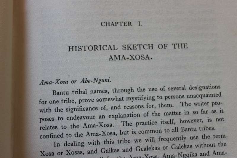 THE AMA-XHOSA: LIFE AND CUSTOMS  by John Henderson Soga