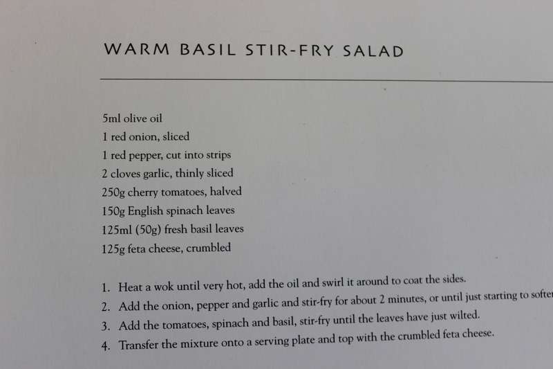 COOKING WITH BASIL