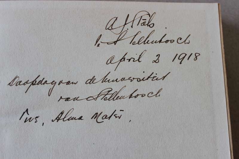 GEDENKBOEK VAN HET VICTORIA-KOLLEGE (Stellenbosch) Redaksie-Kommissie N.J. Brimmer, J.J. Smith  1918