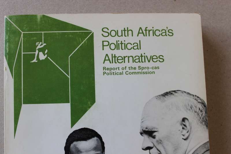 SOUTH AFRICA'S POLITICAL ALTERNATIVES  by Peter Randall  SPRO-CAS Publications Number 10