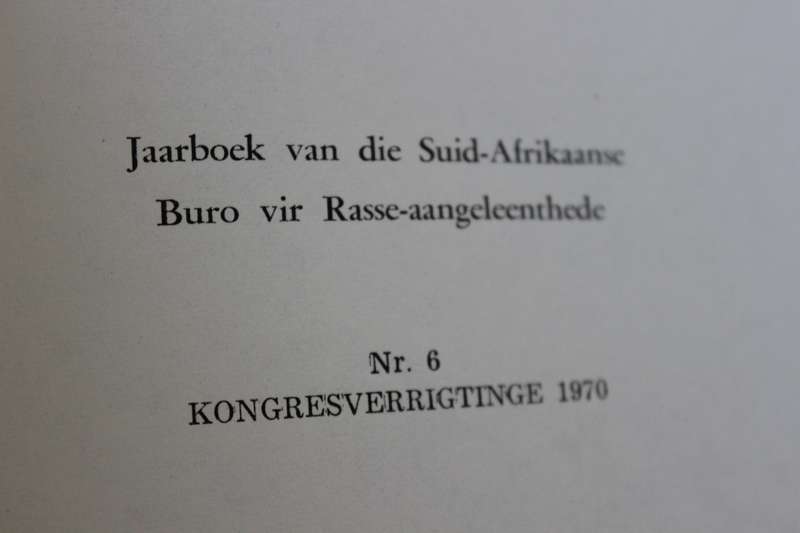 TUISLANDONTWIKKELING - 'N POGRAM VIR DIE sEWENTIGERJARE  SABRA NO. 6