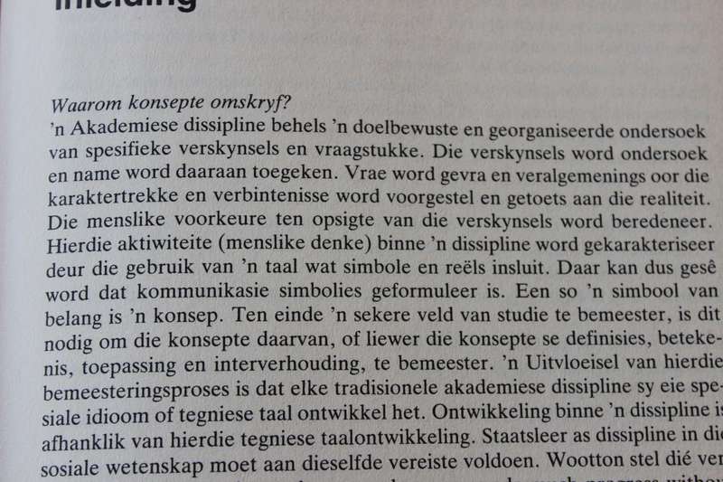 POLITIEKE KONSEPTE  deur H.J. Kotze en J.J. van Wyk