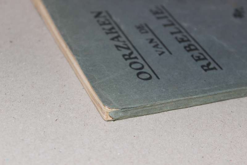 OORZAKEN VAN DE REBELLIE  door H. S. Webb (1914 - iste W.O.)