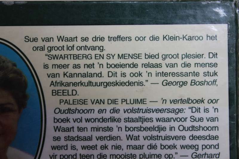 BRIEWE UIT DIE TUIN VAN EDEN  deur Sue van Waart Eerste druk 1993)